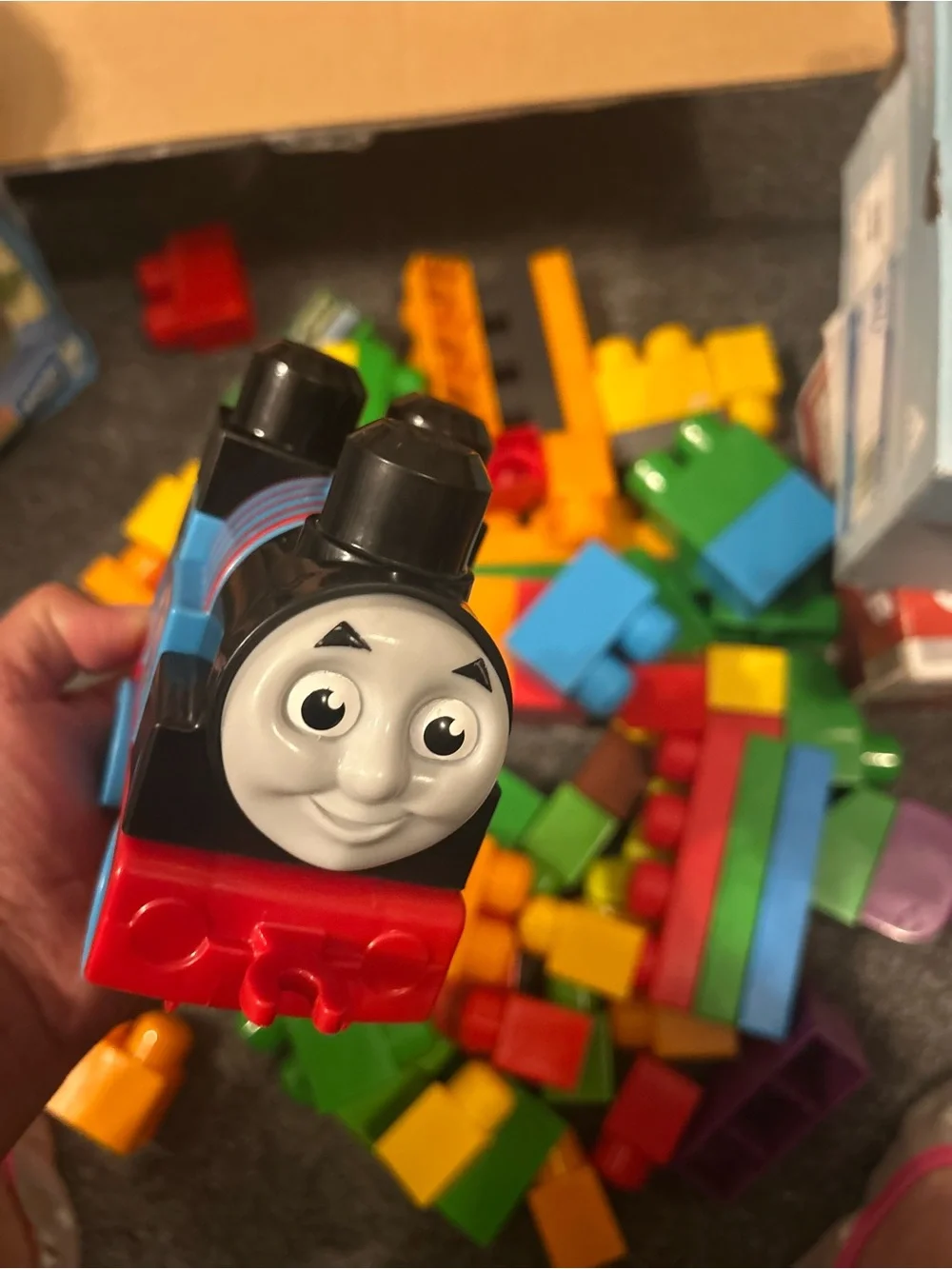 Thomas & Friends Blue and Red Building Blocks Backpack